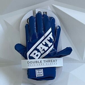 🏈 Battle Double Threat Receiver Gloves
- Blue 
-Football